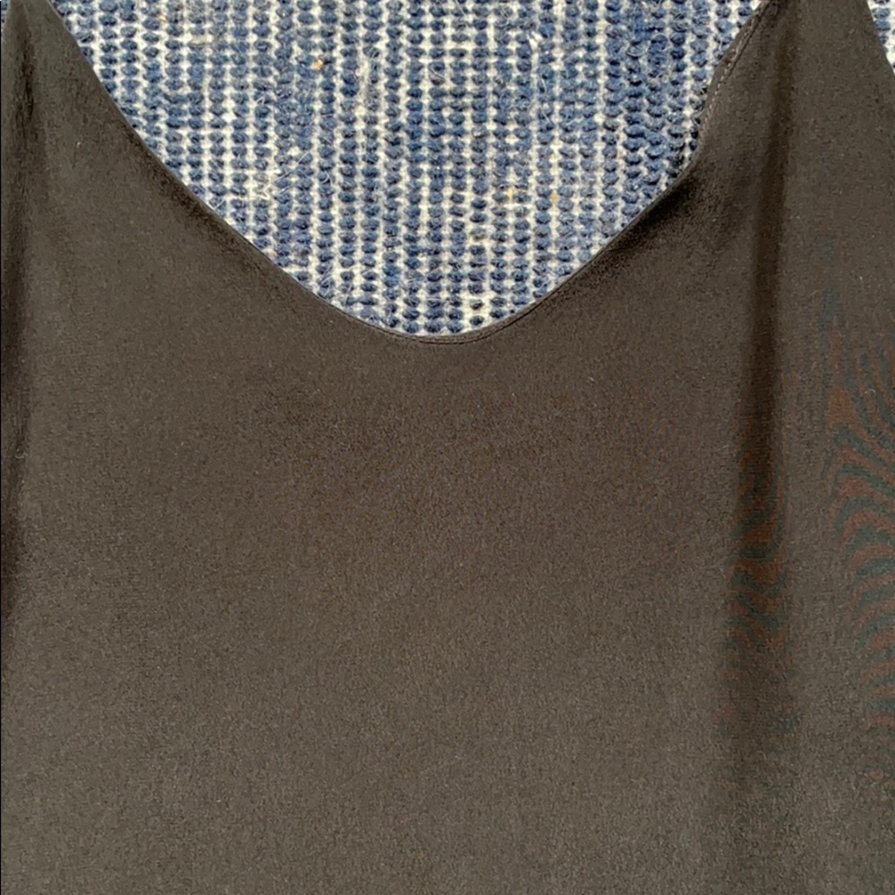 Everlane Silk Size 00 V-Neck Black Lined Blouse - Picture 5 of 12